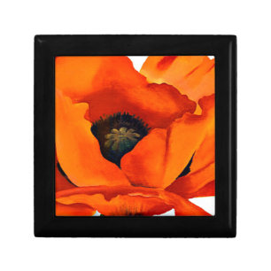 Stunning Georgia O'Keeffe Red Poppy Gift Box