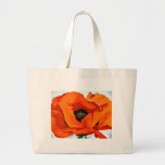 Stunning Georgia O&#39;keeffe Red Poppy Large Tote Bag at Zazzle