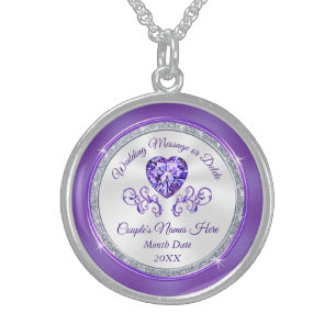 Stunning, Gifts for the Bride from Her Mother,  Sterling Silver Necklace