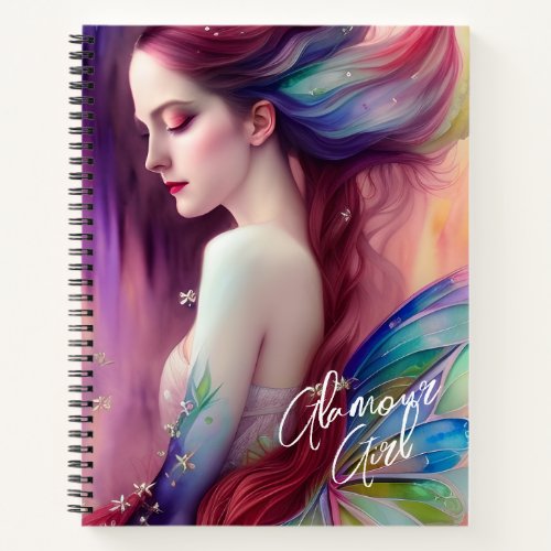 Stunning Glamour Girl Spiral Notebook