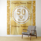 Stunning Golden, 50th Anniversary Backdrop,
