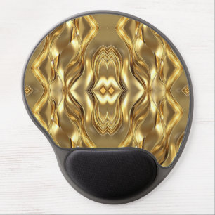 Stunning Golden abstract design Gel Mouse Pad