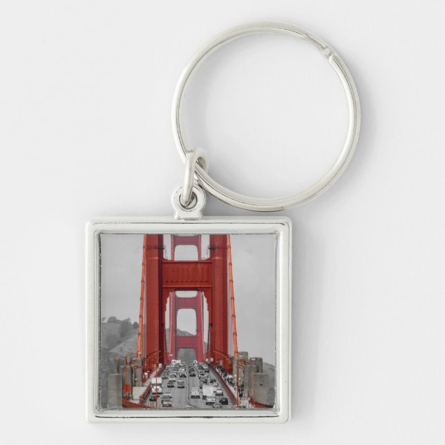 STUNNING! GOLDEN GATE BRIDGE CALIFORNIA USA KEYCHAIN (Front)