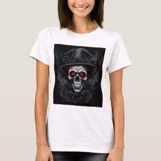 Stunning Gothic Skull Witch T-Shirt