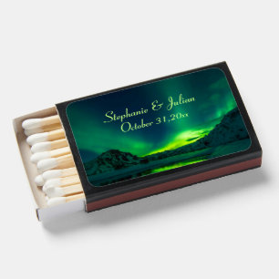 Stunning Green Aurora Matchboxes