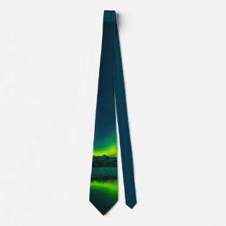 Stunning Green Aurora Neck Tie