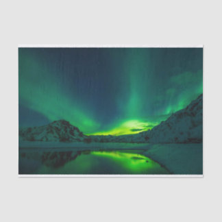 Stunning Green Aurora Tissue Paper