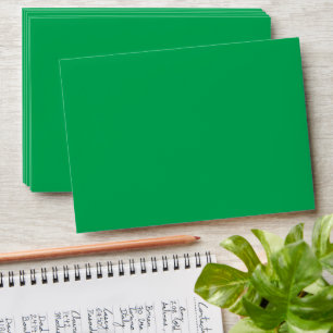 Stunning Green Background with White Border Design Envelope