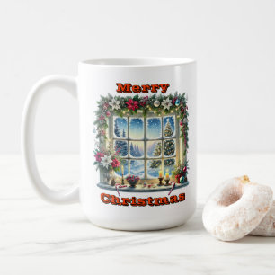 Stunning Holiday Window Display Coffee Mug