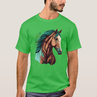 Stunning Horse Head Artwork friends T-Shirt