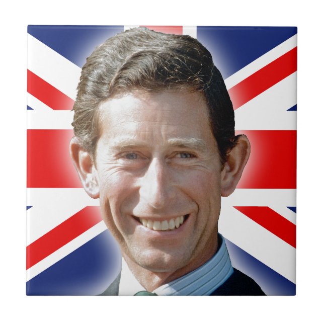 Stunning! HRH Prince Charles Tile (Front)