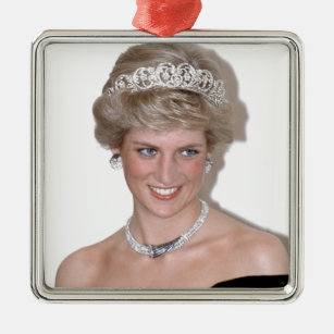 Stunning! HRH Princess Diana Metal Ornament