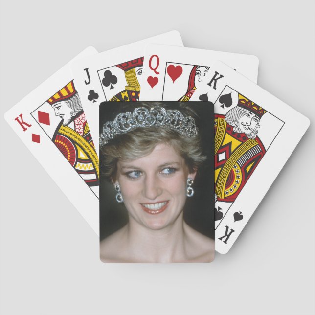 Stunning! HRH Princess Diana Poker Cards (Back)