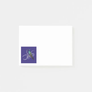 Stunning Hummingbird - personalise by adding name Post-it Notes