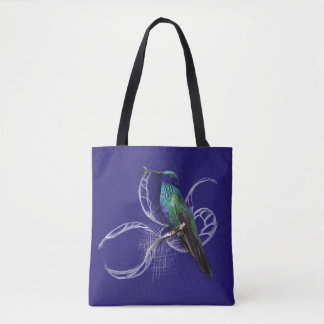 Stunning Hummingbird - personalise by adding name Tote Bag