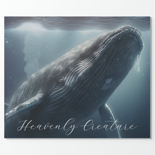 Stunning Humpback Whale Wrapping Paper