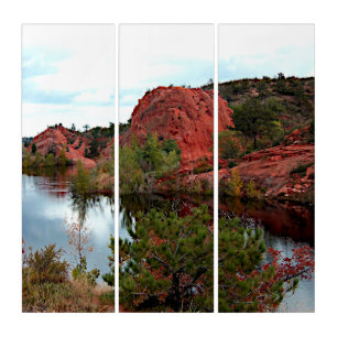 Stunning Inspirational Nature Scene Triptych Art