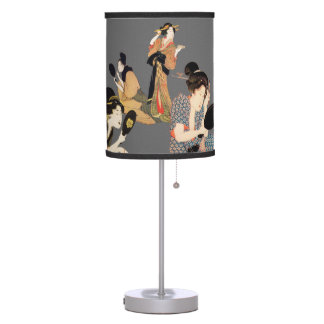 Stunning Japanese Gaisha Art Design Hanging Lamps