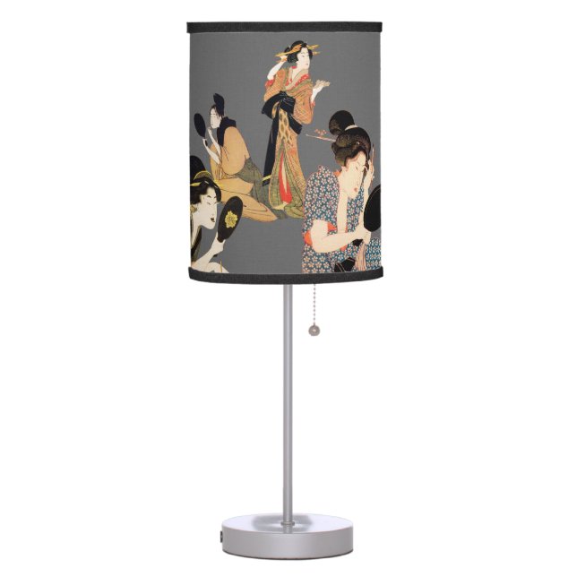 Stunning Japanese Gaisha Art Design Hanging Lamps (Left)