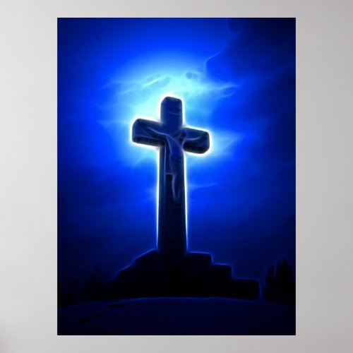 Stunning Jesus Crucifixion Poster