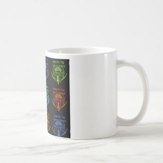 Stunning Kenyan Butterfly Flag Typography Elegant Coffee Mug