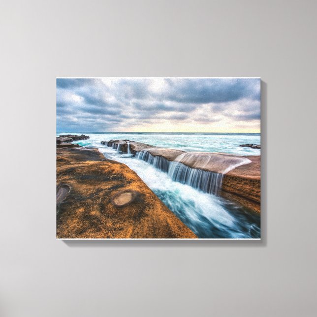 stunning La Jolla cove, San Diego Canvas Print (Front)