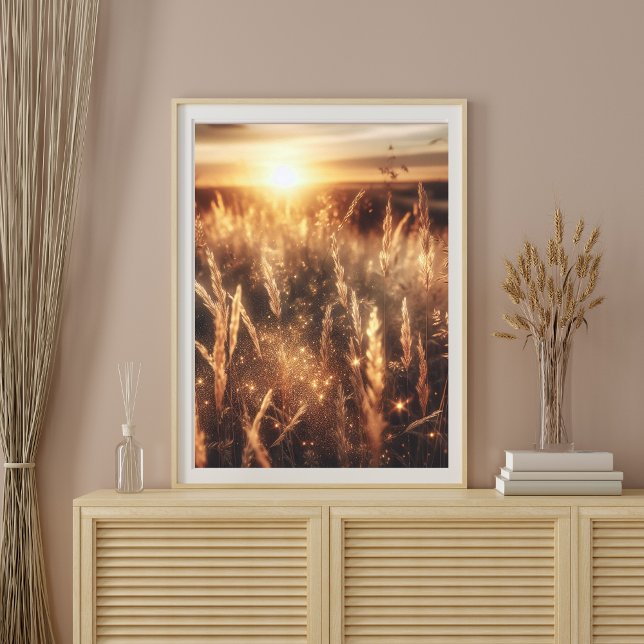 Stunning Landscape Nature Sunset Art Poster (Creator Uploaded)