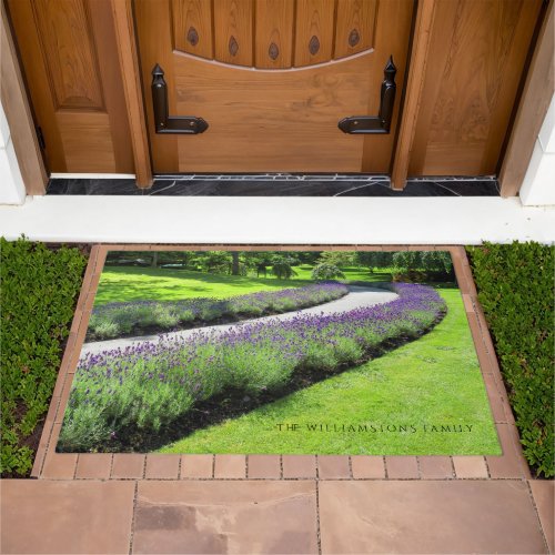 Stunning Lavender_Lined Garden Walk Doormat