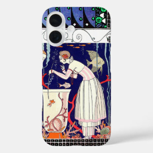 STUNNING LITTLE FISH ,ART DECO BEAUTY FASHION iPhone 16 CASE