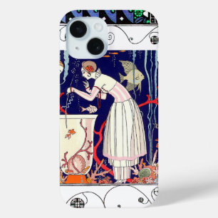 STUNNING LITTLE FISH ,ART DECO BEAUTY FASHION iPhone 15 CASE