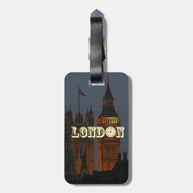 Stunning London Pro Photo Luggage Tag (Back Vertical)