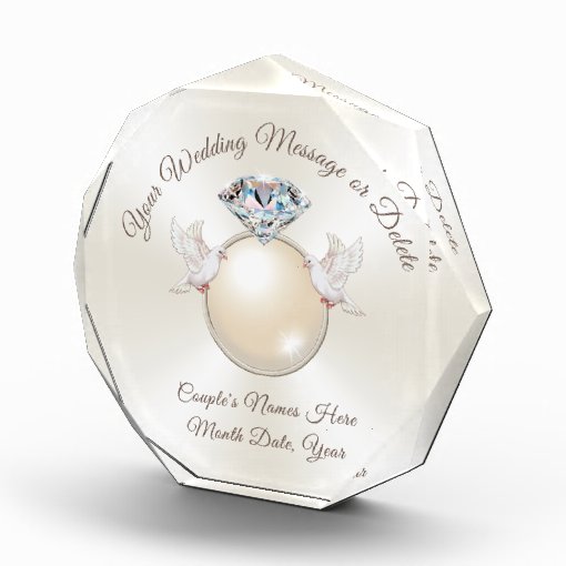 Stunning Love Birds Personalized Wedding Gifts Zazzle