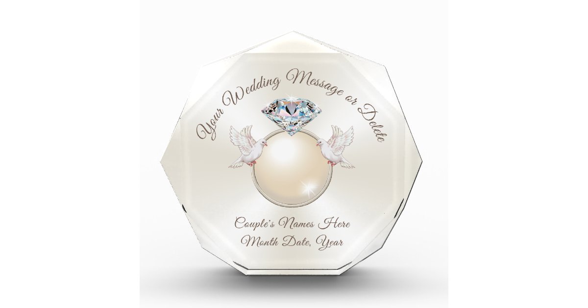 Stunning Love Birds Personalized Wedding Gifts Zazzle
