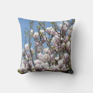Stunning Magnolia Blossom Cushion