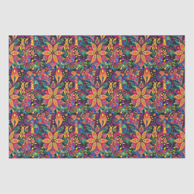 Stunning Mandalas Diwali  Tissue Paper (Front)