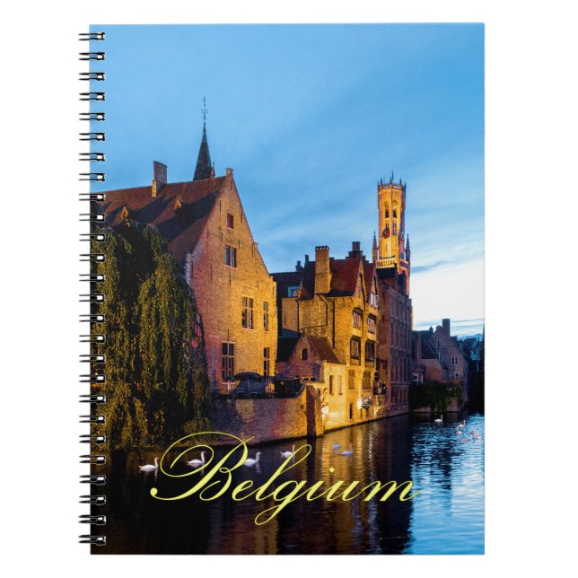 Stunning! Medieval Bruges Belgium - Pro Photo Notebook (Front)