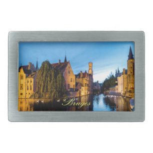 Stunning! Medieval Bruges - Pro Photo Belt Buckle