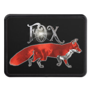 Stunning Metallic Fox Hitch Cover