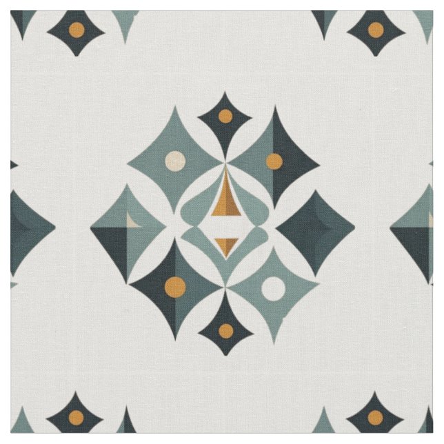 Stunning Mid Century Modern Fabric (Close Up)