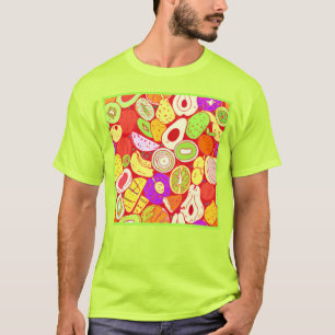 Stunning Mixtures of Fruits Patterns. Buy Now T-Shirt