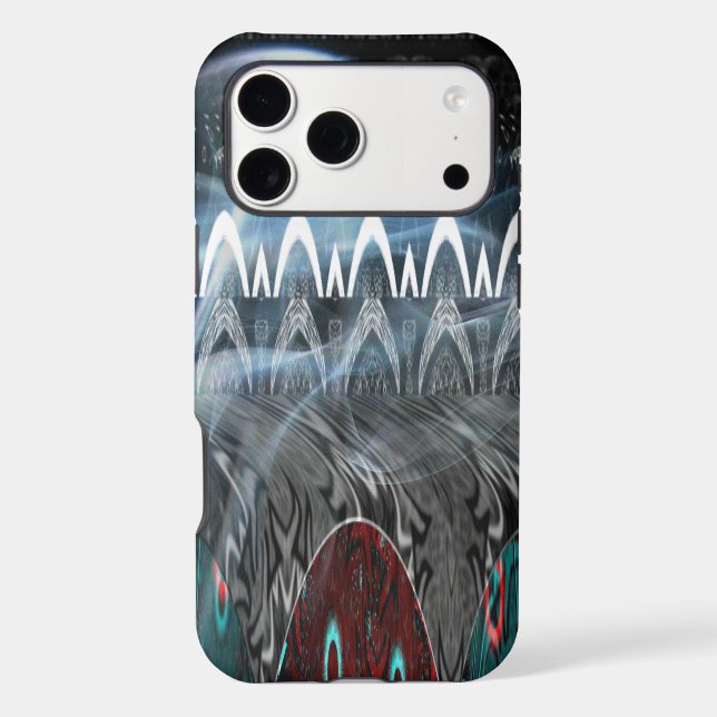 Stunning modern edgy Abstract Art Print Case-Mate iPhone Case (Back)