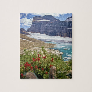 Stunning Montana Glacier National Park Hike Jigsaw Puzzle