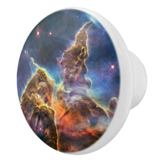 Stunning Nebula Space Astronomy Science Photo Ceramic Knob
