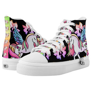 girls unicorn tennis shoes