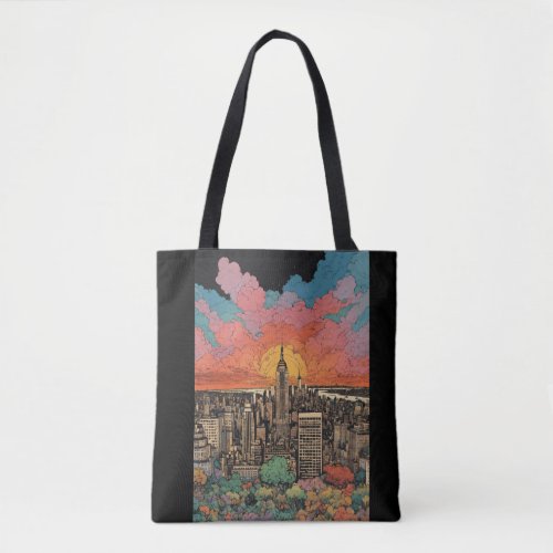 Stunning New York City Printed Tote Tote Bag