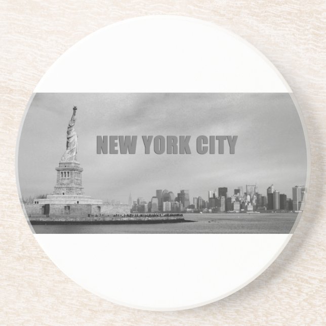 Stunning New York City Sandstone Coaster (Front)