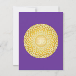 Stunning Om Symbol Invitation