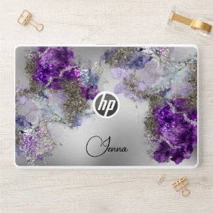 Stunning Opal and Amethyst with Silver Accents HP Laptop Skin