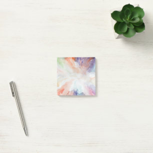 Stunning Pastel Abstract Watercolor Modern Art Post-it Notes
