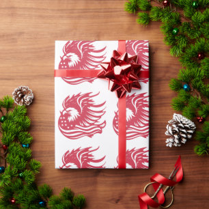 Stunning Patriotic Eagle Digital Artwork Wrapping Paper